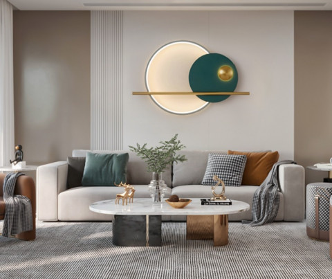 Настенный светодиодный светильник Inodesign Ridn Green 40.6195